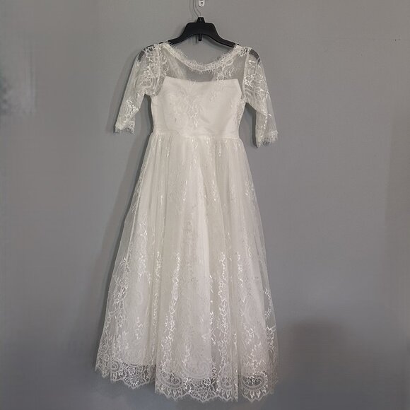 Girls Communion/Wedding Dress - Picture 1 of 13
